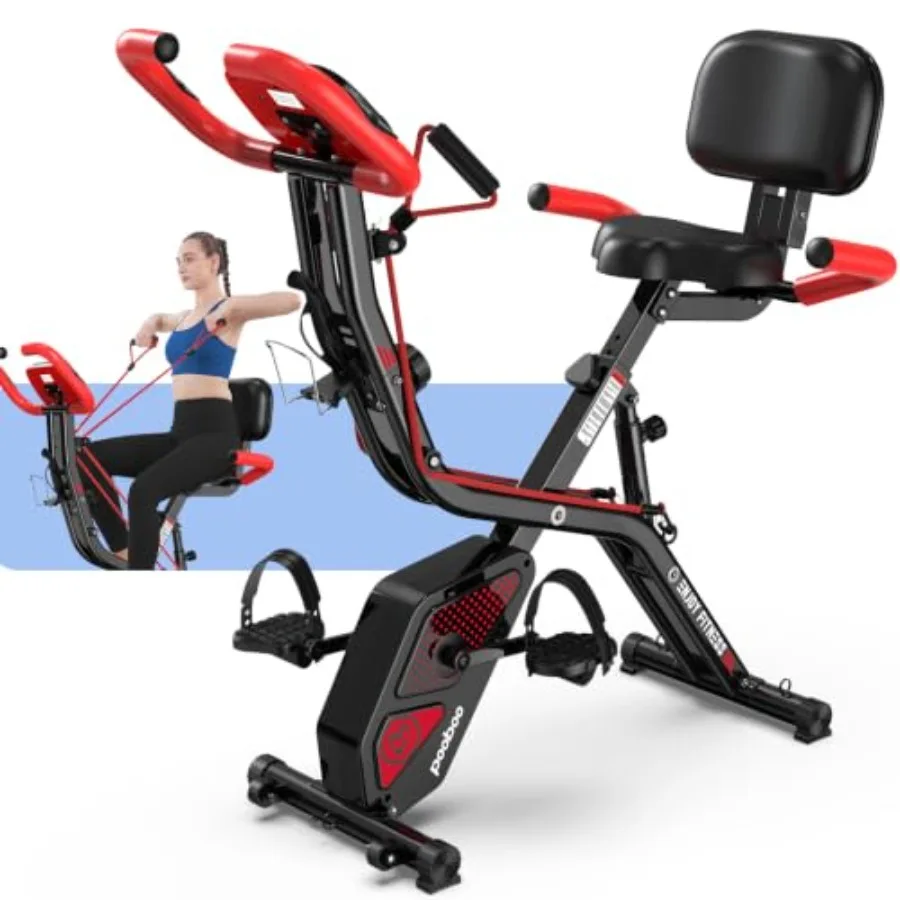 Home Gym Resistance - Folding Magnetic X-Bike for home gym