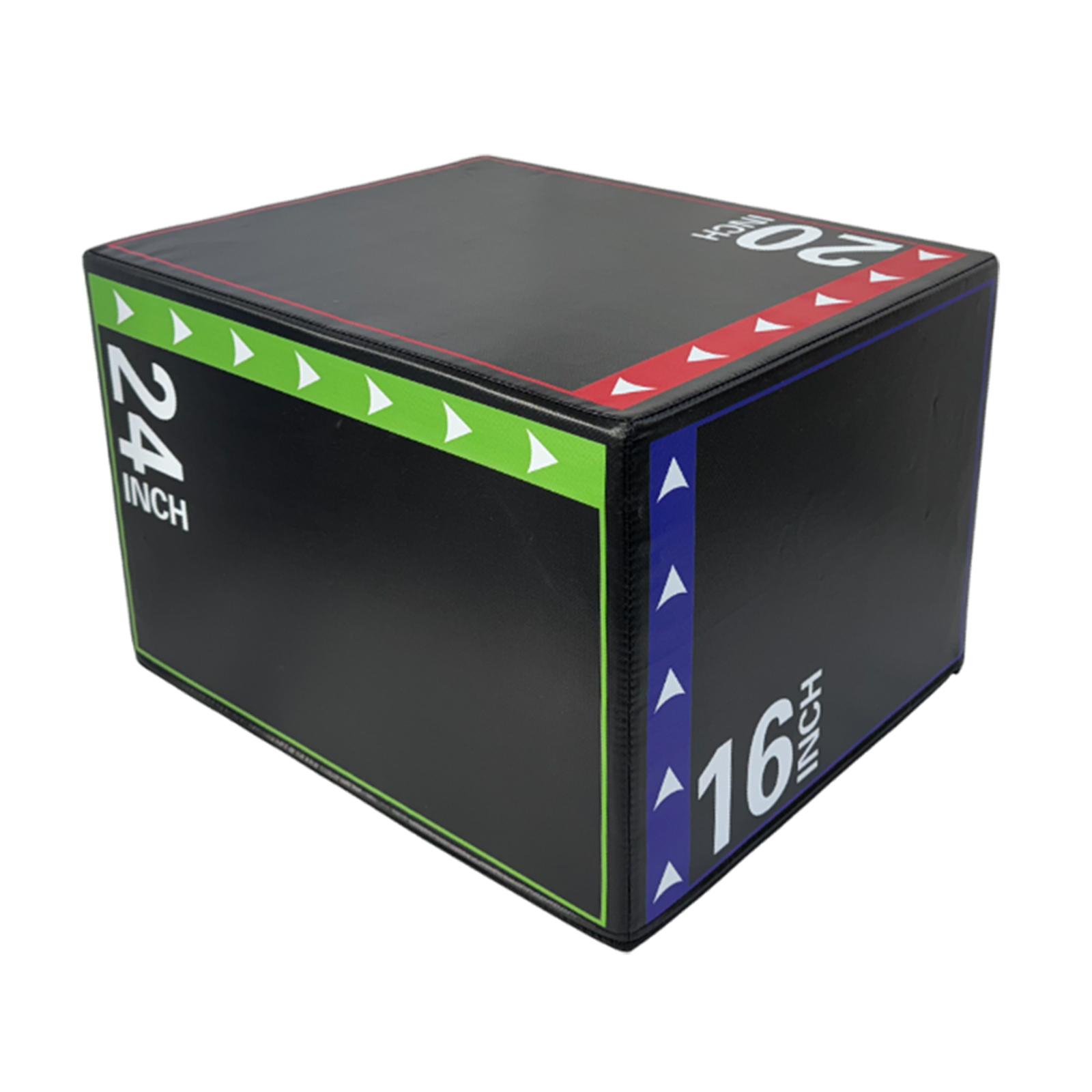 Home Gym Jump Box - Plyo Box Step Platform EPE Multicolor