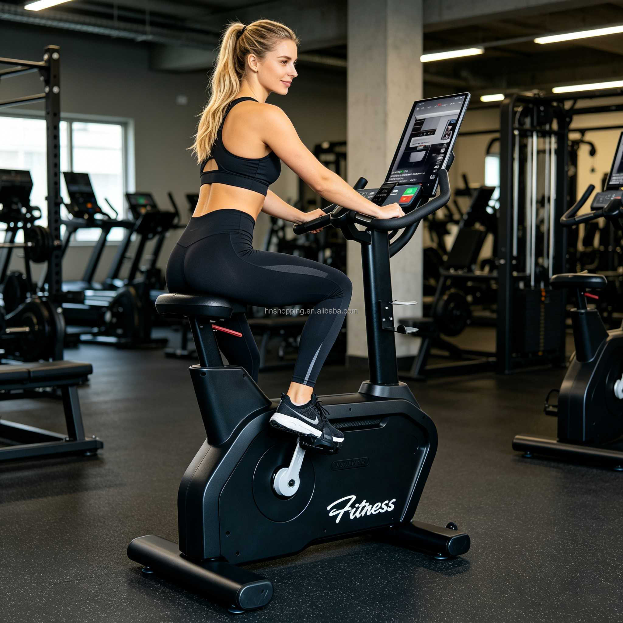 Home Gym Resistance - Indoor 21.5-inch Projection Screen Spinning Bike