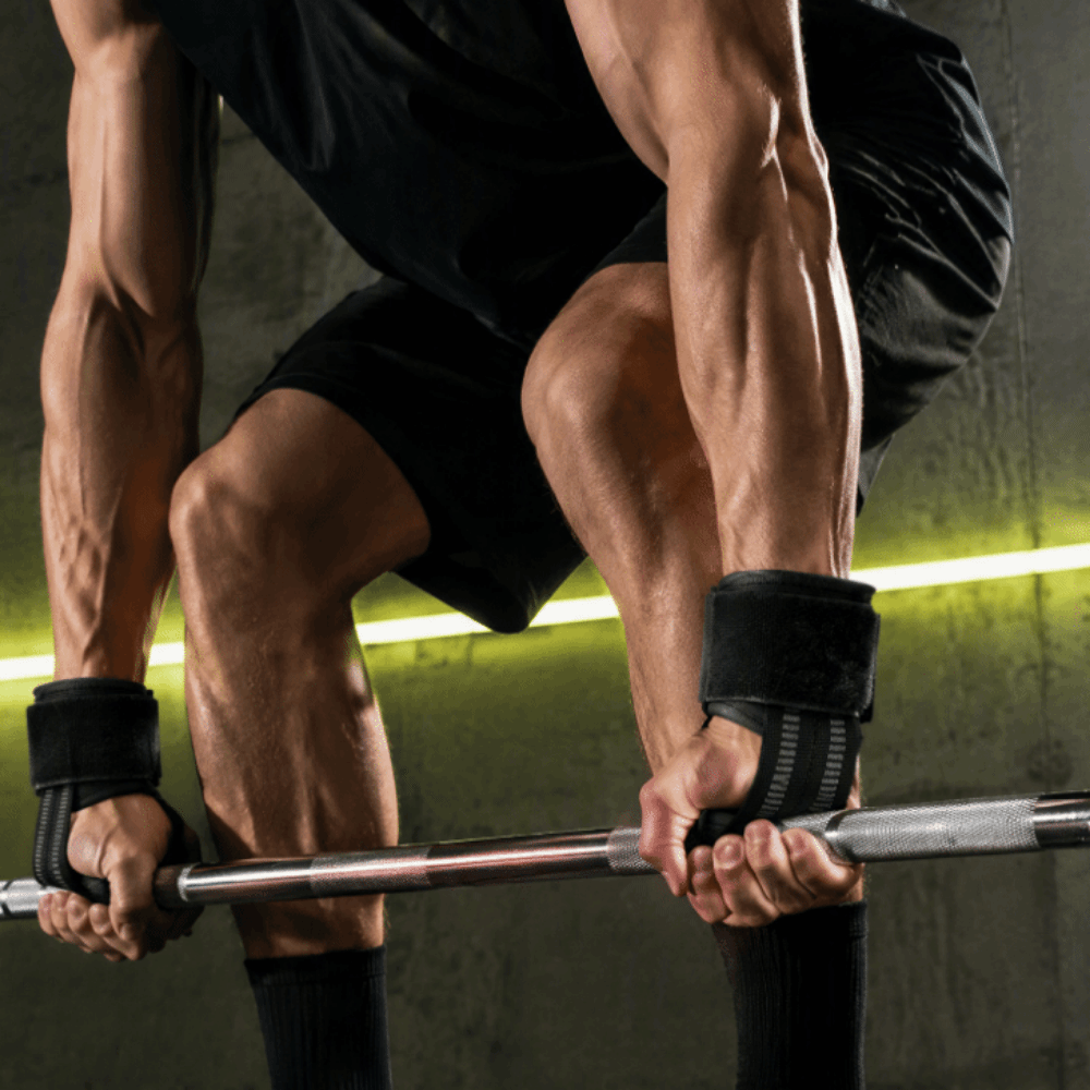 Lifting Straps Wrist - 2 Pairs Comfortable Adjustable Weight Lifting
