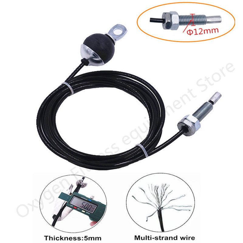 Home Gym Training Program - 2M/2.5M/3M/4M/5M/6M/7M tập Gym Dây Dày Thép