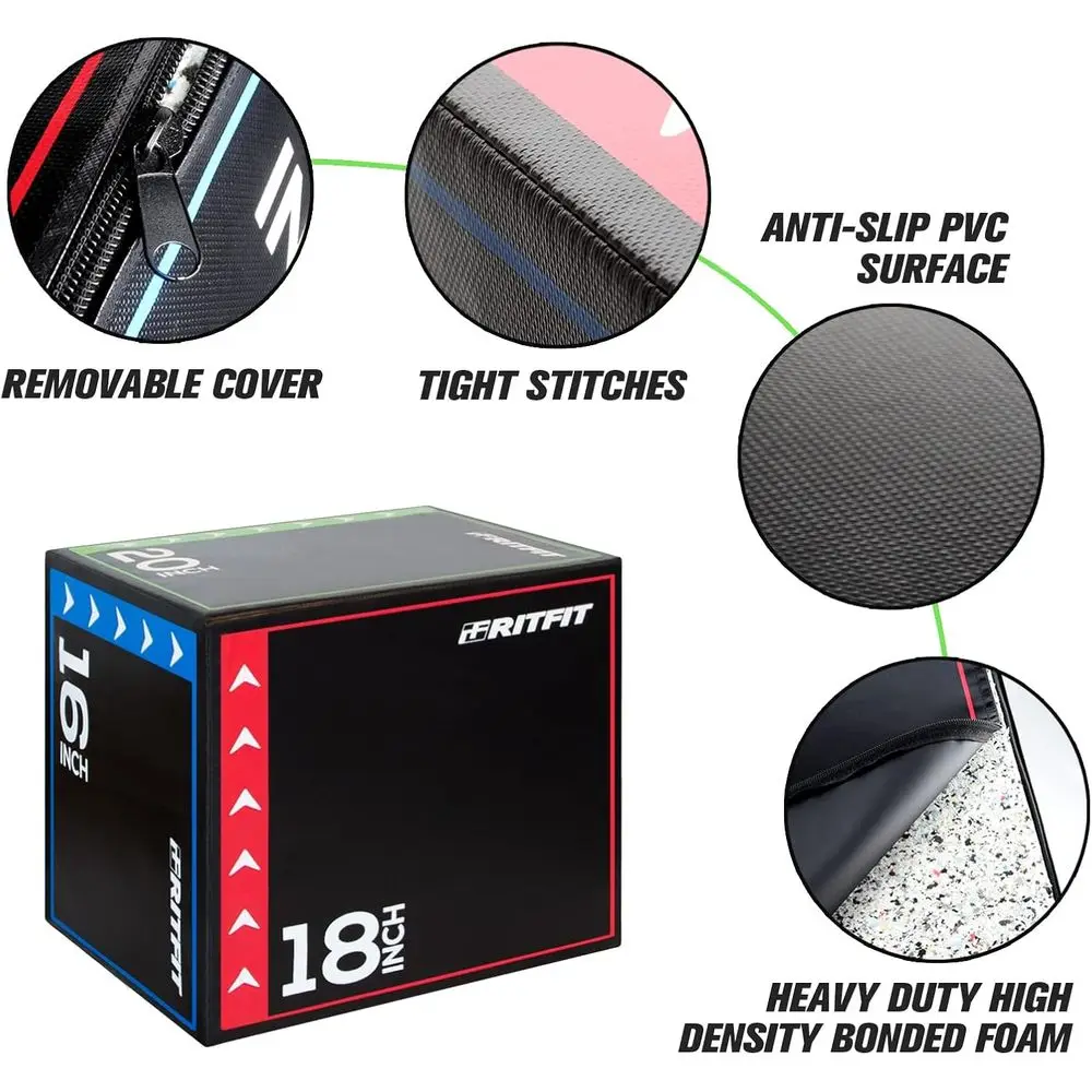 3-in-1 Plyometric Box Set - 30 - đánh giá và giá Home Gym Jump Box