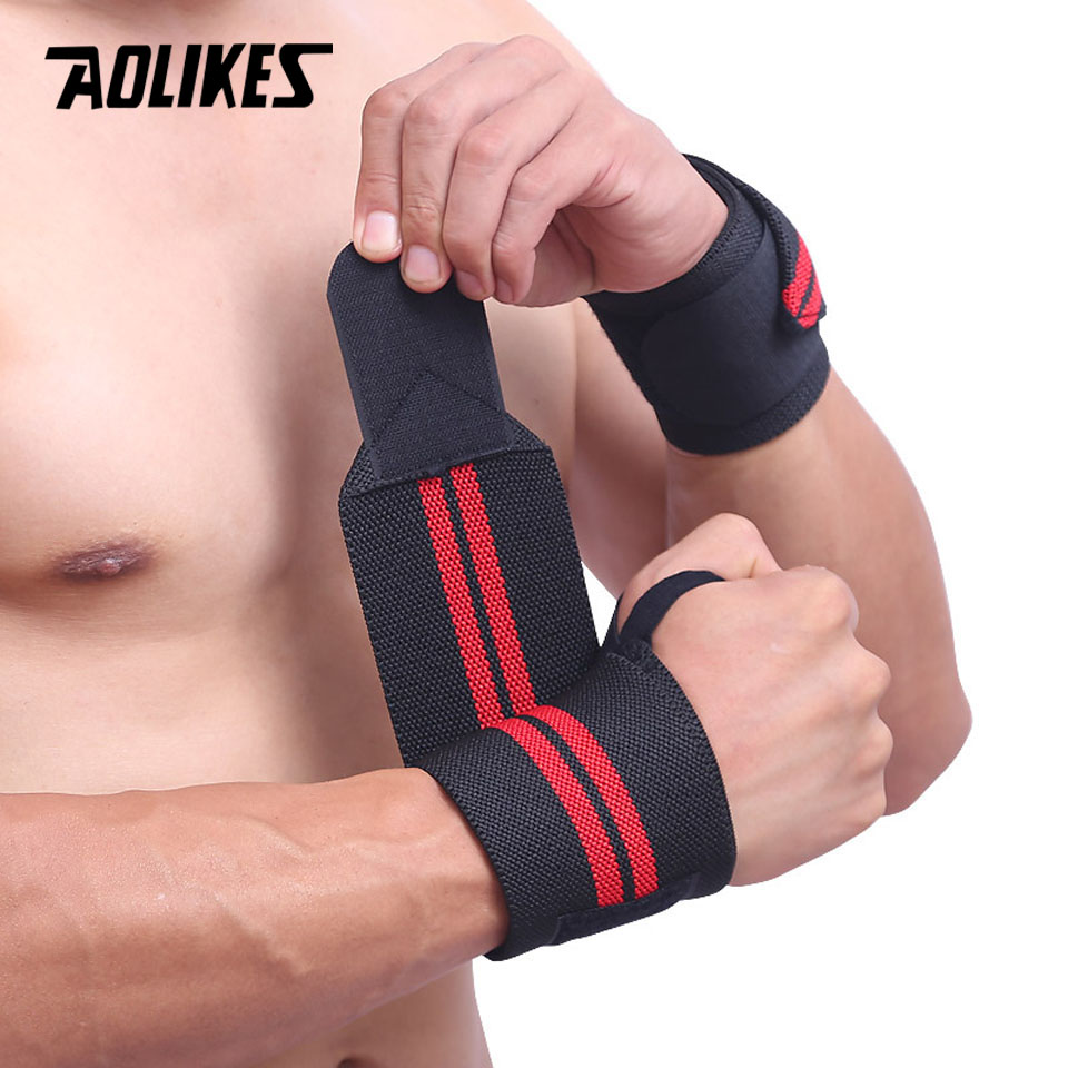 AOLIKES 1 Pair Wristband Wrist - đánh giá và giá Lifting Straps Wrist
