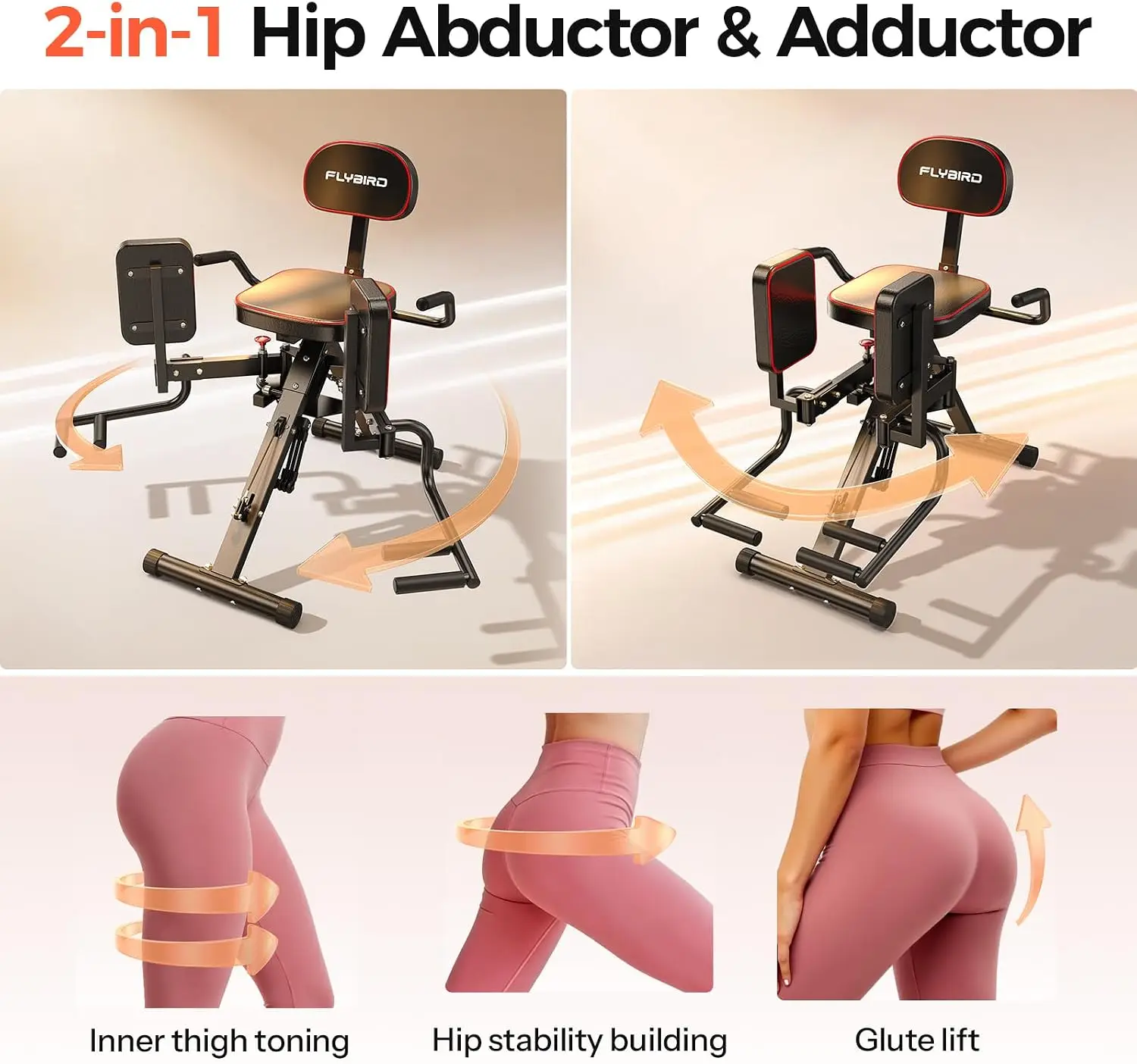HA1 2-in-1 Hip Abductor and Ad - đánh giá và giá Home Gym Nala