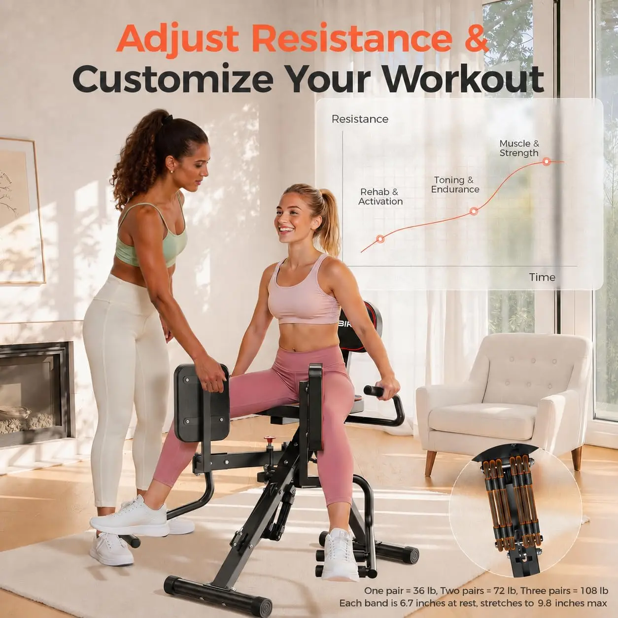 HA1 2-in-1 Hip Abductor and Ad - đánh giá và giá Home Gym Nala