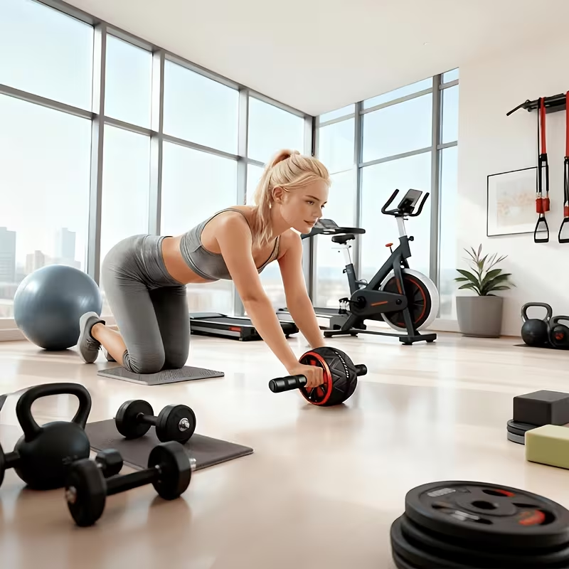 Ab Roller Wheel and Knee Mat,  - đánh giá và giá Ab Roller Wheel