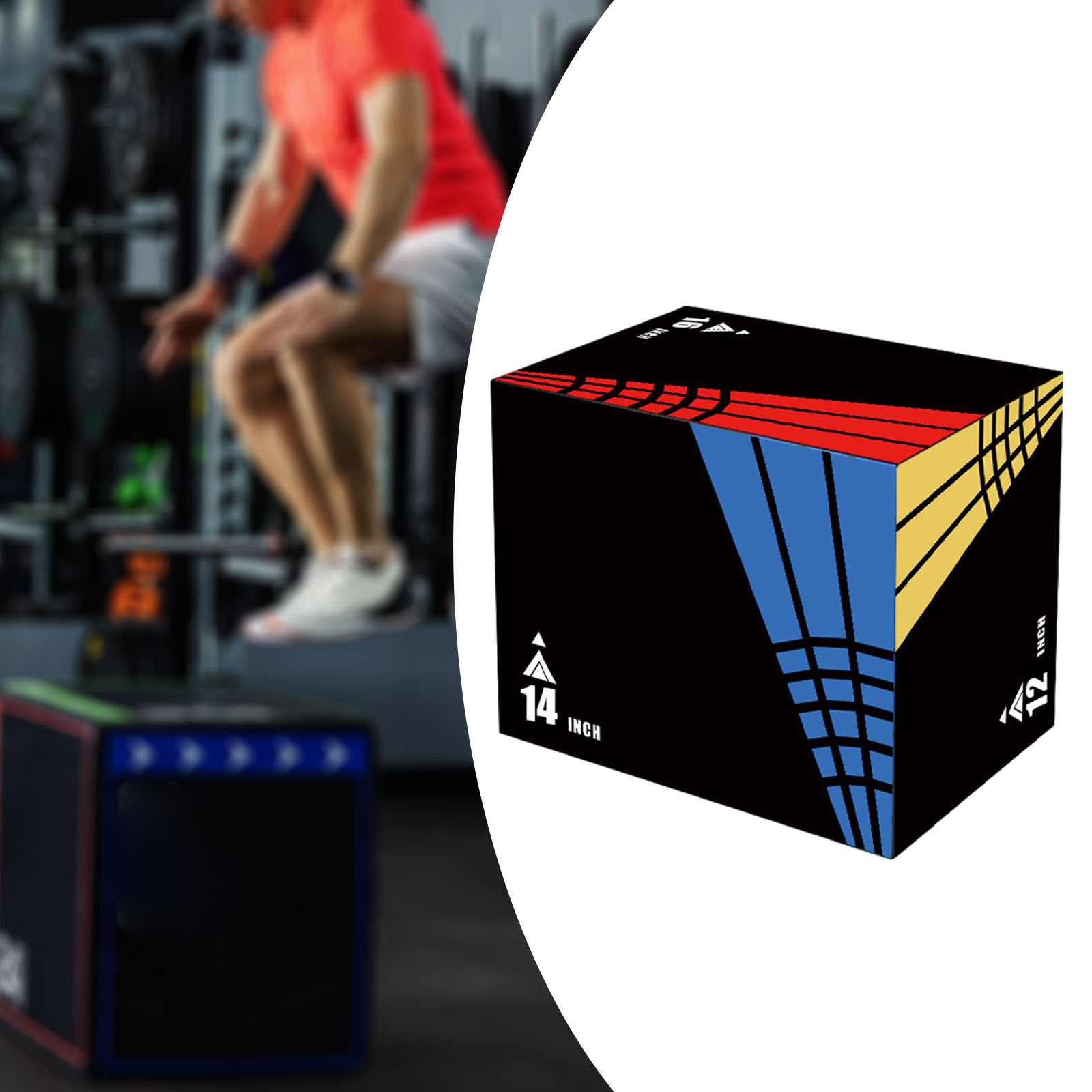 3-in-1Jump Box Plyometric Box  - đánh giá và giá Home Gym Jump Box
