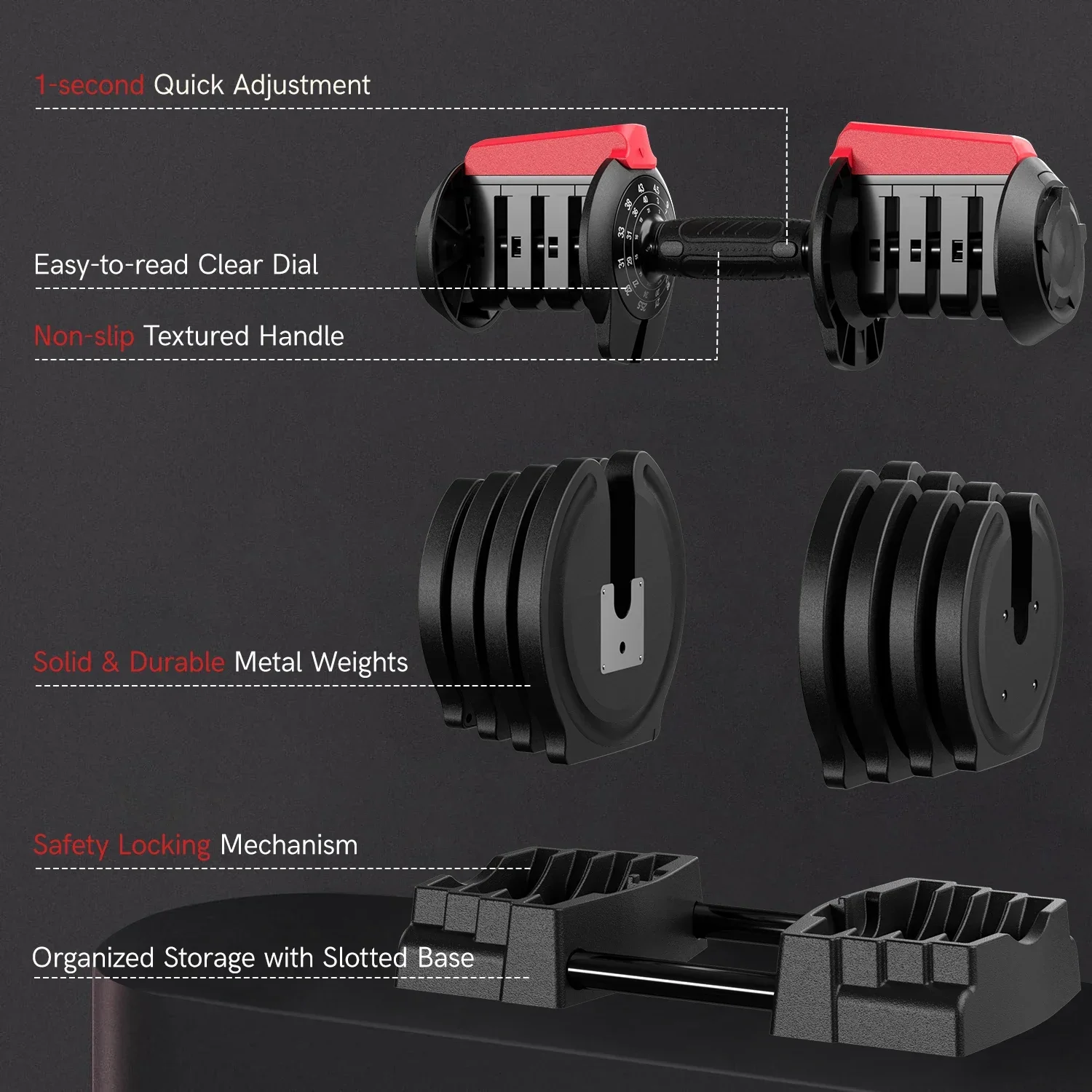 KERDOM 1-Sec Fast Adjustable D - đánh giá và giá Home Gym Kettlebells