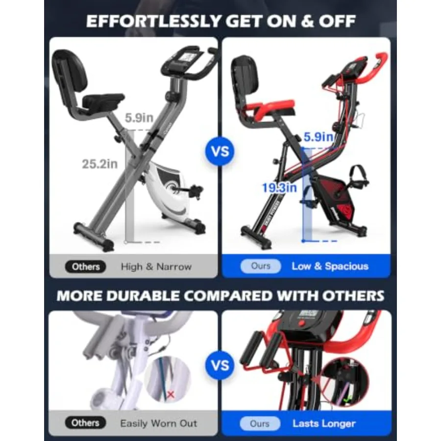 Folding Magnetic X-Bike for ho - đánh giá và giá Home Gym Resistance