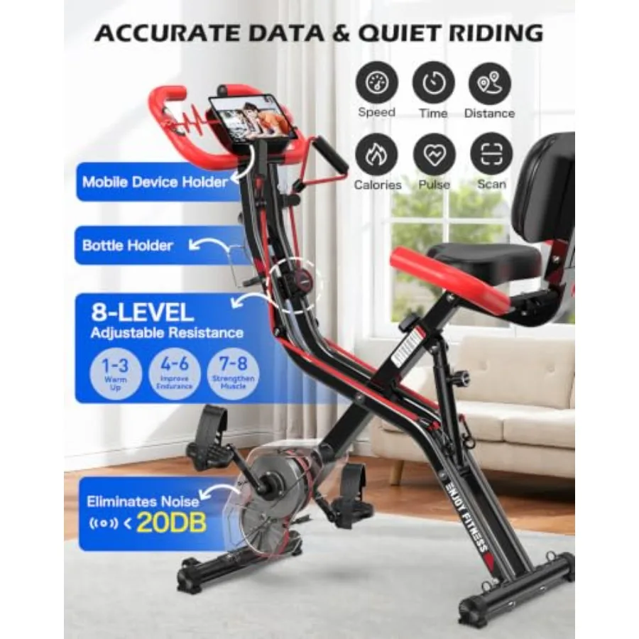 Folding Magnetic X-Bike for ho - đánh giá và giá Home Gym Resistance
