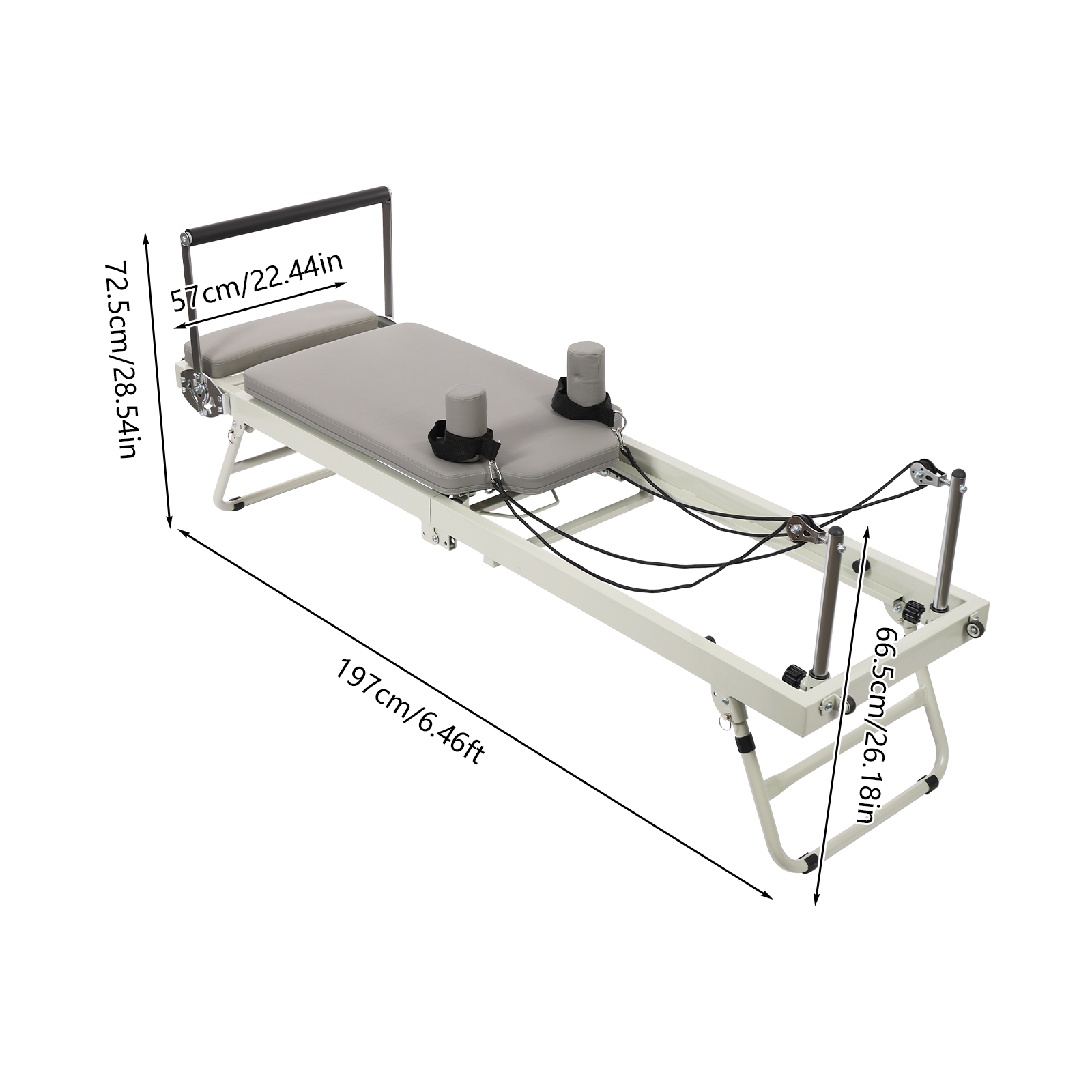 Grey Modern Folding Pilates Ma - đánh giá và giá Home Gym Training Program