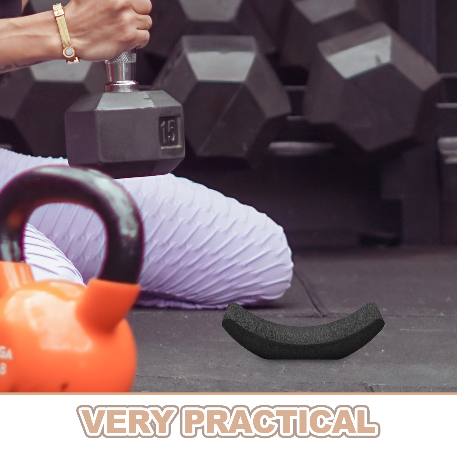 4Pcs Heavy Duty Rubber Dumbbel - đánh giá và giá Home Gym Floor