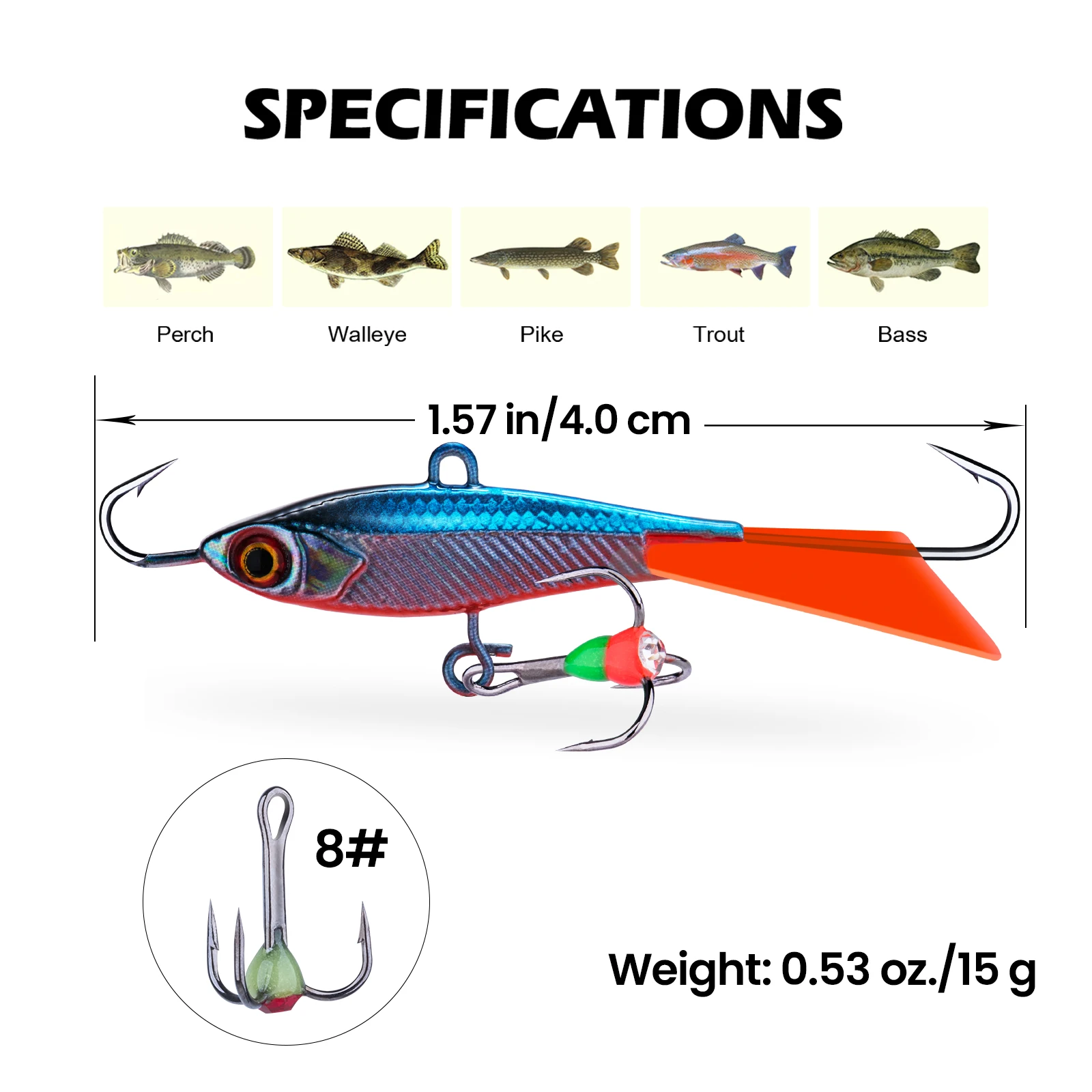 Goture Ice Fishing Lure Winter - đánh giá và giá Wobble Board Balance