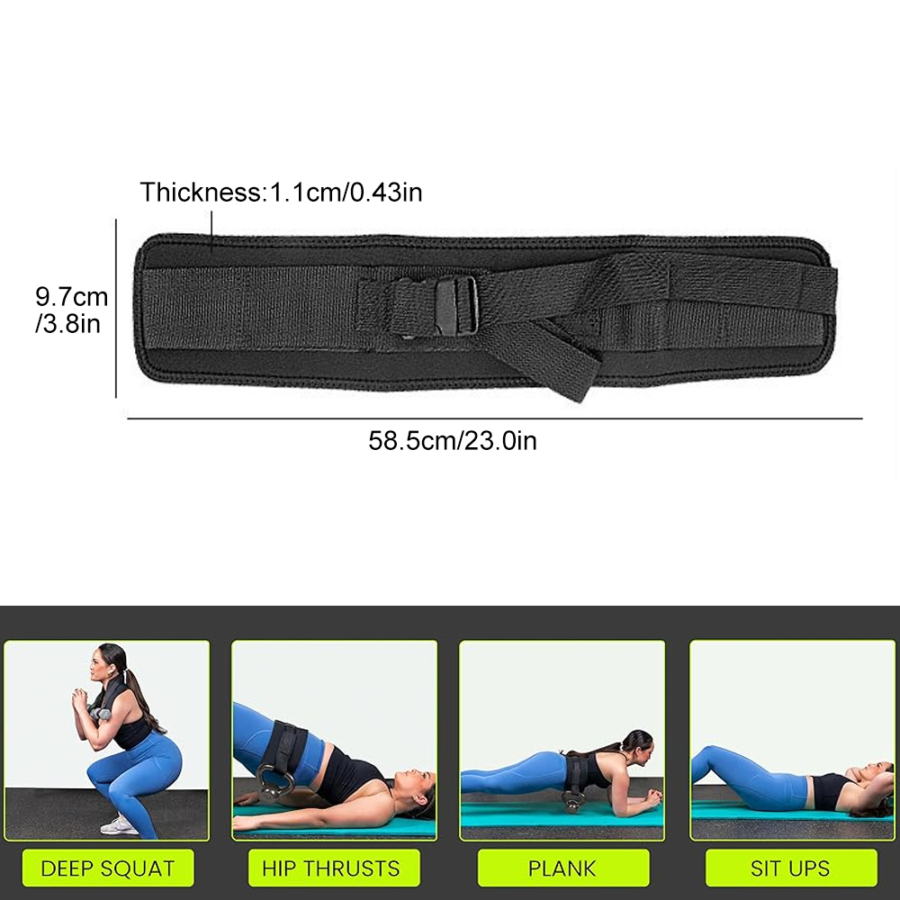 Hip Thrust Belt for Glutes,Pad - đánh giá và giá Home Gym Kettlebells
