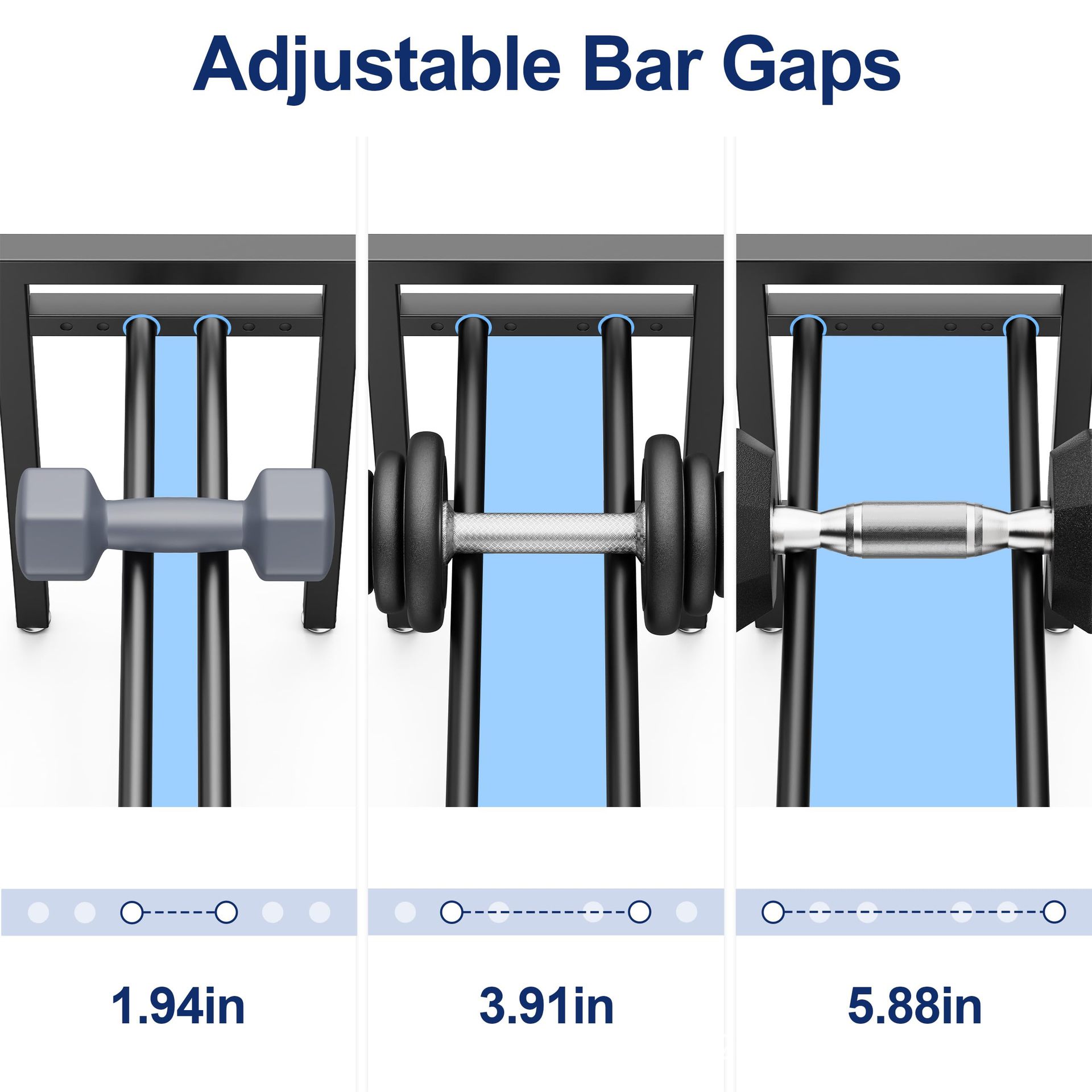 Adjustable Metal Dumbbell Rack - đánh giá và giá Home Gym Kettlebells