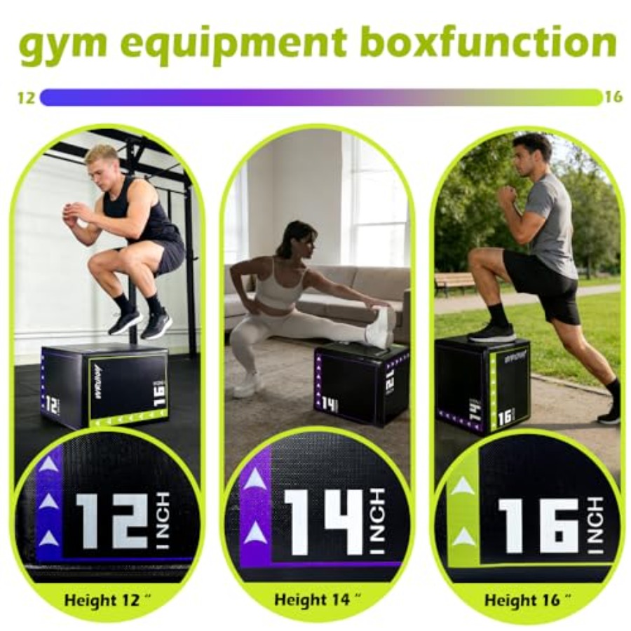 Home gym exercise box: foam bl - đánh giá và giá Home Gym Jump Box