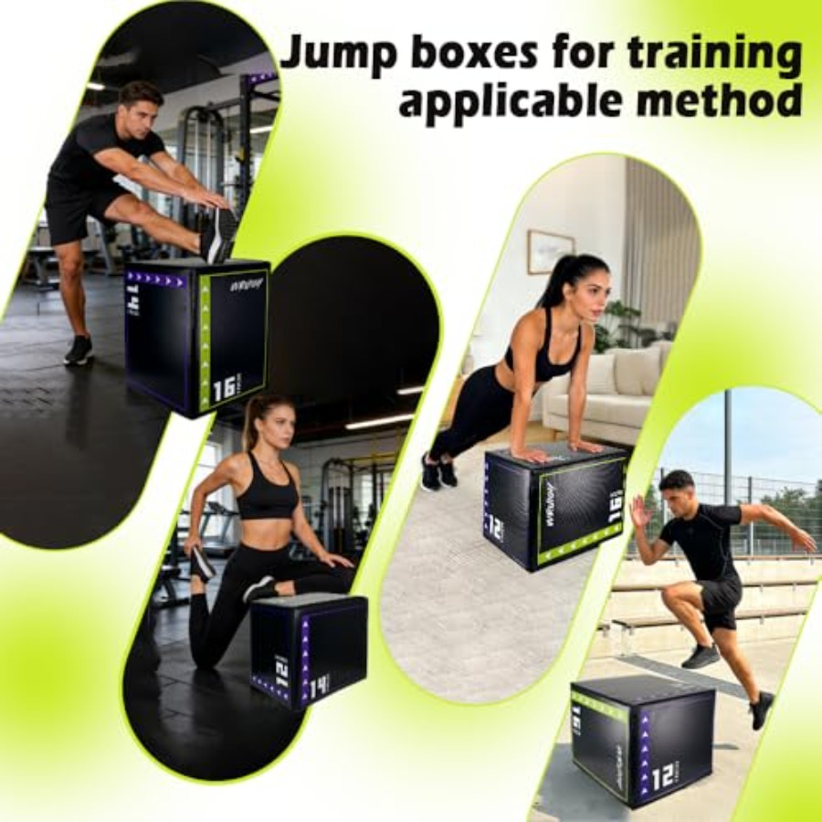 Home gym exercise box: foam bl - đánh giá và giá Home Gym Jump Box