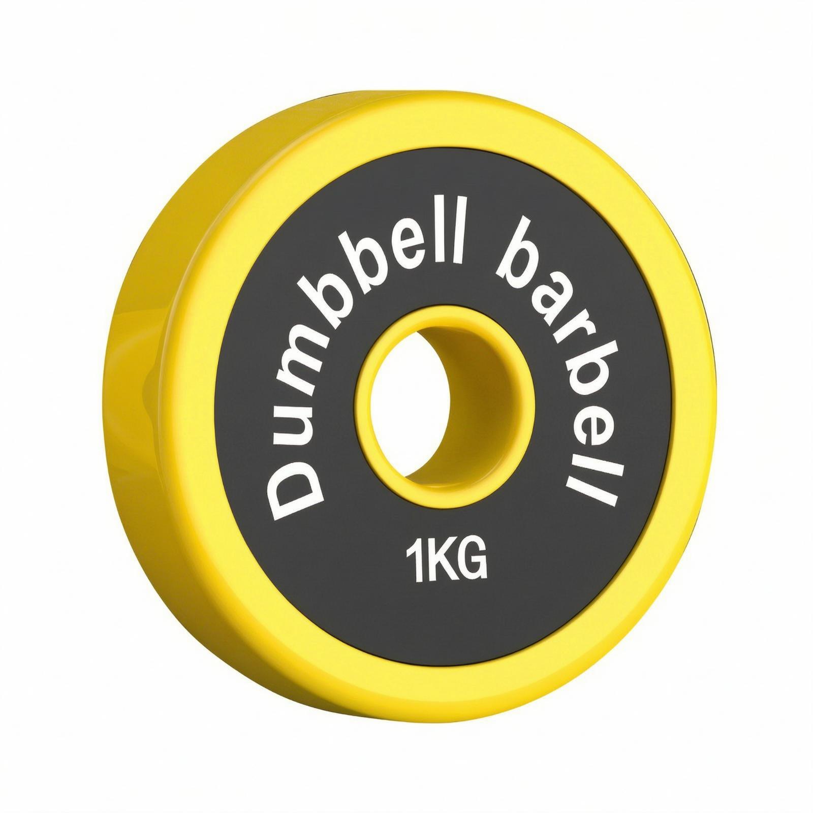 Yellow Rubber Coated Load Disc - đánh giá và giá Home Gym Yellow