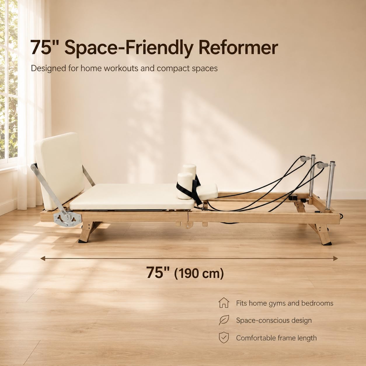 75 Inch Foldable Pilates Refor - đánh giá và giá Home Gym Training Program