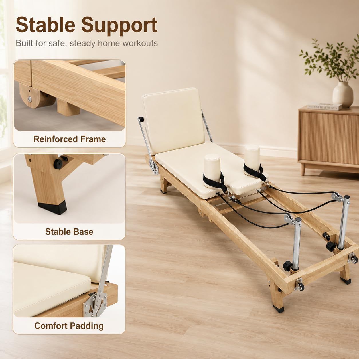 75 Inch Foldable Pilates Refor - đánh giá và giá Home Gym Training Program