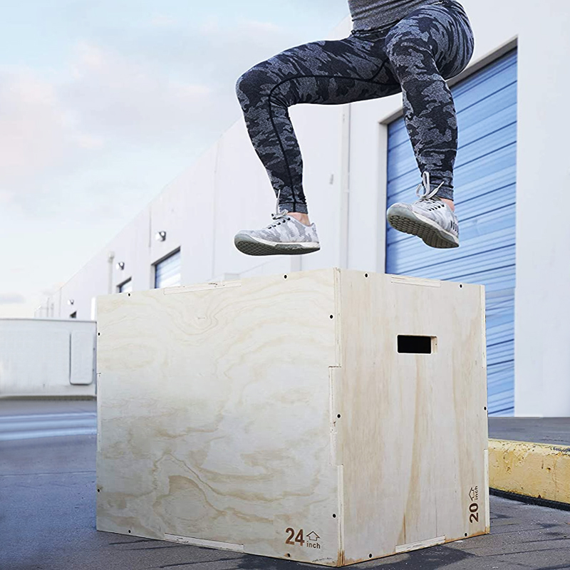 3 In 1 Wooden Fitness Plyometr - đánh giá và giá Home Gym Jump Box