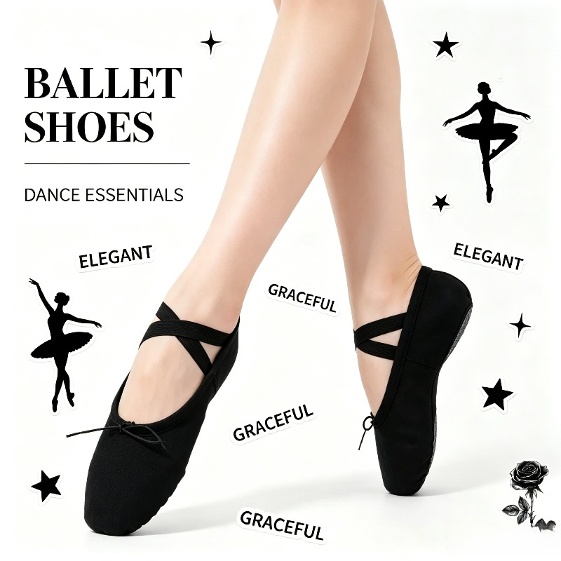 Flat Head Ballet Slippers Soft - đánh giá và giá Home Gym Kids