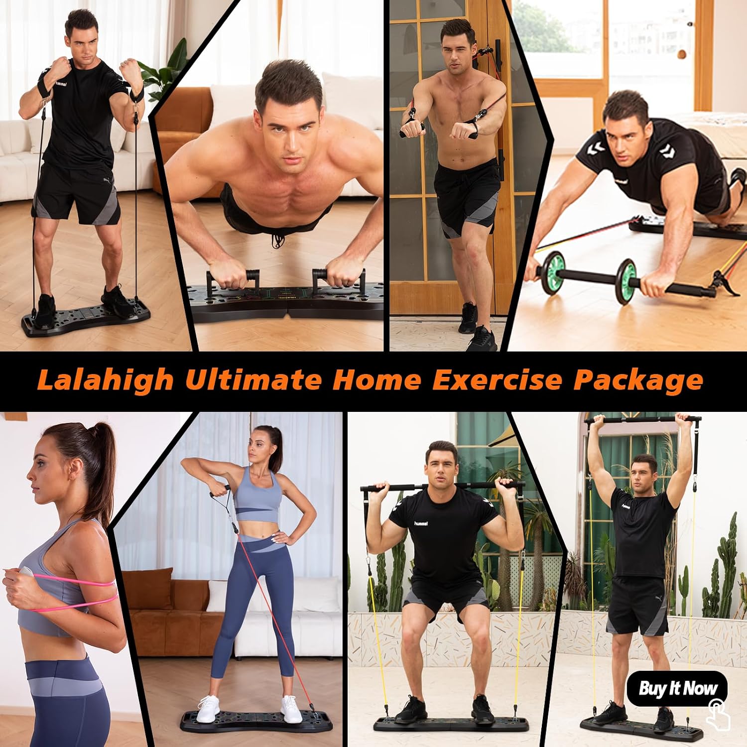 LALAHIGH Push Up Board,36 in 1 - đánh giá và giá Ab Roller Wheel