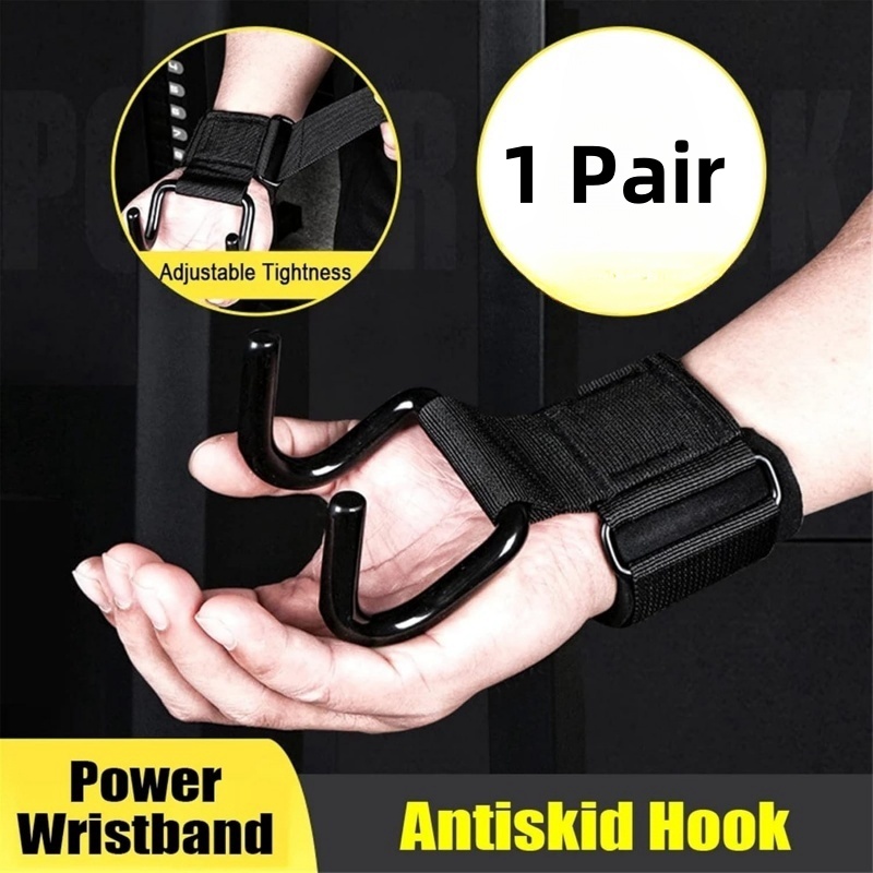 1 Pair Weight Lifting Hooks He - đánh giá và giá Lifting Straps Wrist