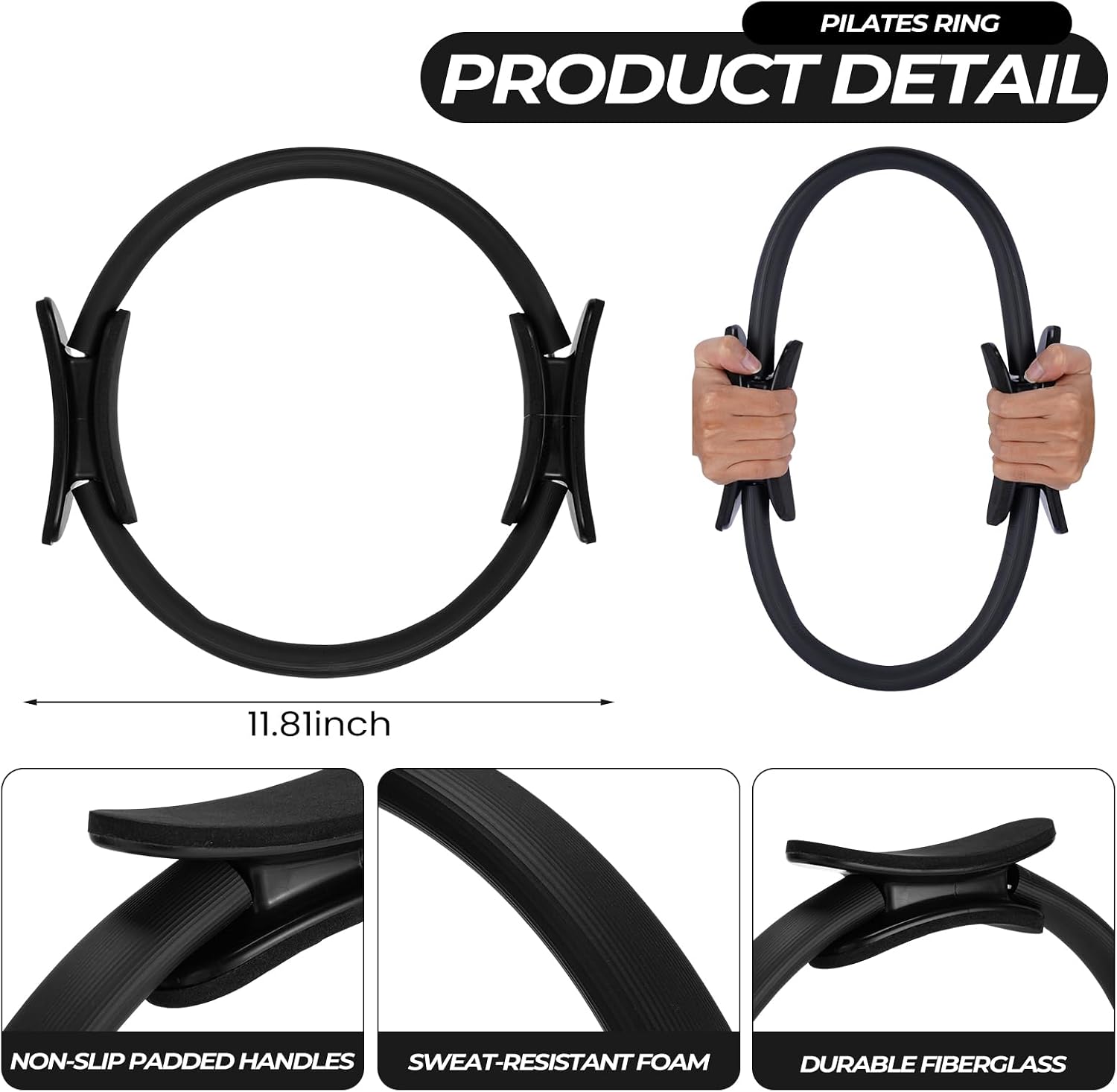 18 Pcs Pilates Ring And Ball S - đánh giá và giá Resistance Loop Mini Band