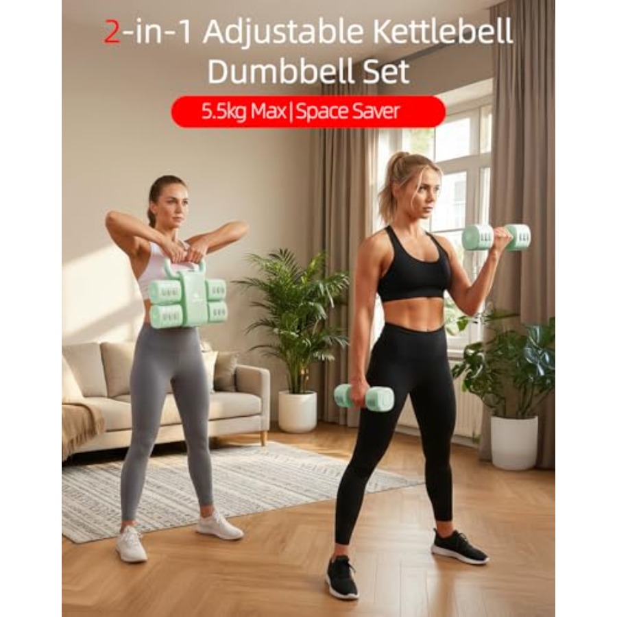 Home gym dumbbell set: 4-in-1  - đánh giá và giá Home Gym Kettlebells