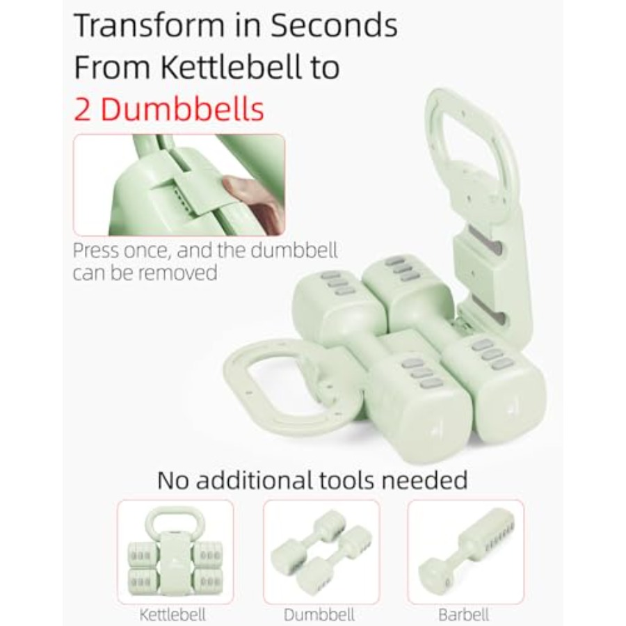 Home gym dumbbell set: 4-in-1  - đánh giá và giá Home Gym Kettlebells