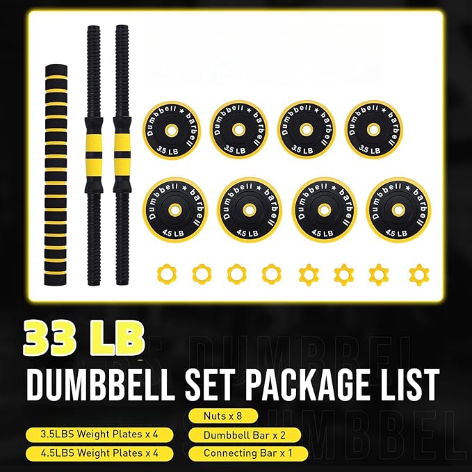 Adjustable Weights Set for Hom - đánh giá và giá Home Gym Yellow