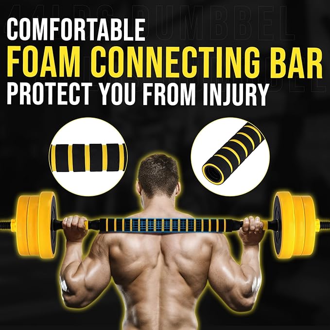 Adjustable Weights Set for Hom - đánh giá và giá Home Gym Yellow