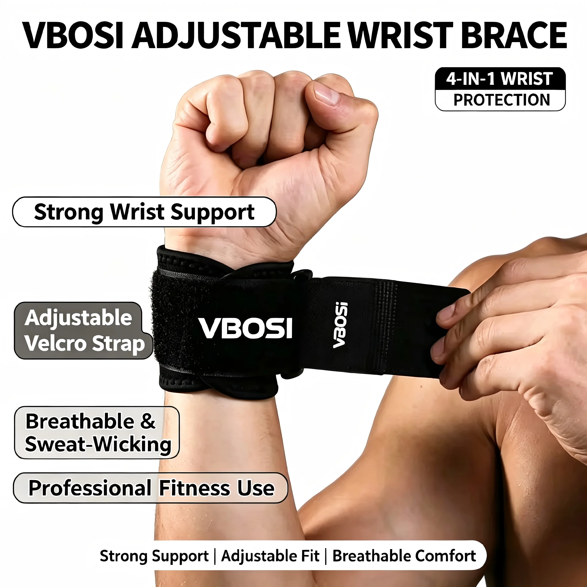 Professional Breathable Wrist  - đánh giá và giá Lifting Straps Wrist