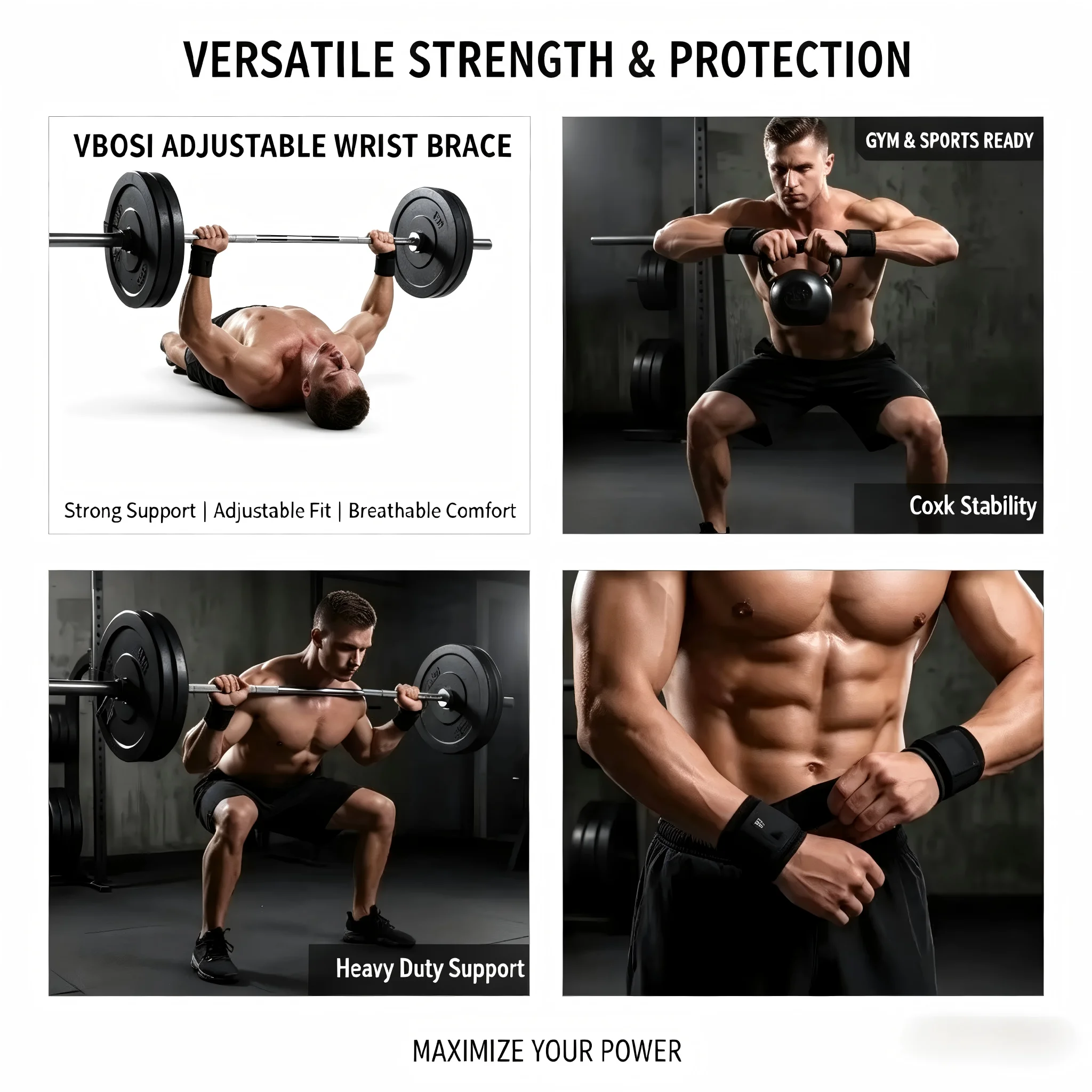 Professional Breathable Wrist  - đánh giá và giá Lifting Straps Wrist
